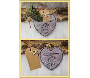 ADVENTSKALENDER 17. Dezember - Stickserie ITH Geschenkekarte Schlitz Baukasten